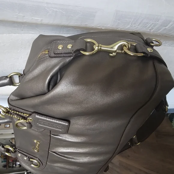 Coach Leather Satchel - Picture 4 of 16